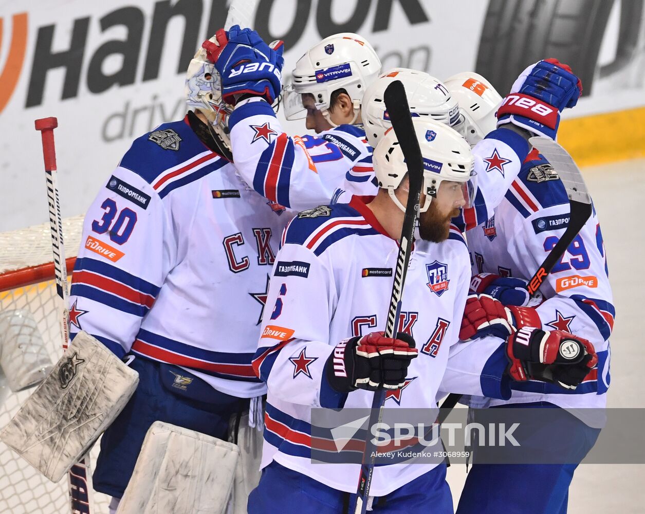 Kontinental Hockey League. Metallurg (Magnitogorsk) vs. SKA