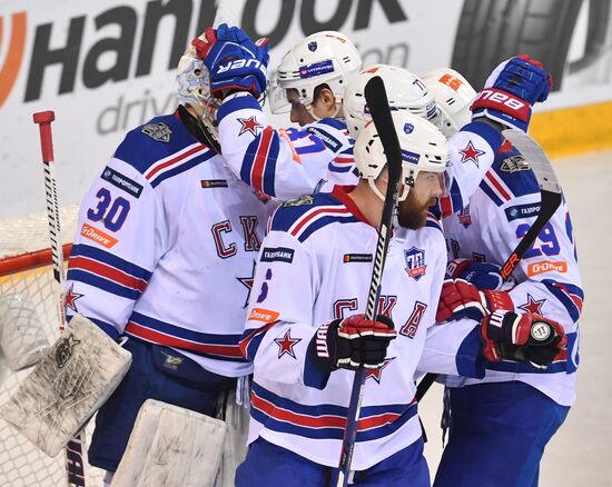 Kontinental Hockey League. Metallurg (Magnitogorsk) vs. SKA