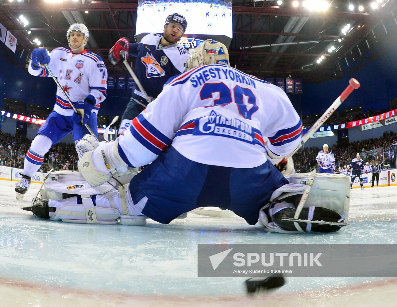 Kontinental Hockey League. Metallurg (Magnitogorsk) vs. SKA
