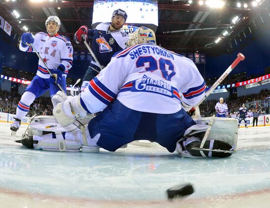 Kontinental Hockey League. Metallurg (Magnitogorsk) vs. SKA