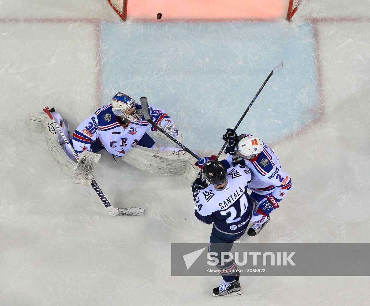 Kontinental Hockey League. Metallurg Magnitogorsk vs. SKA