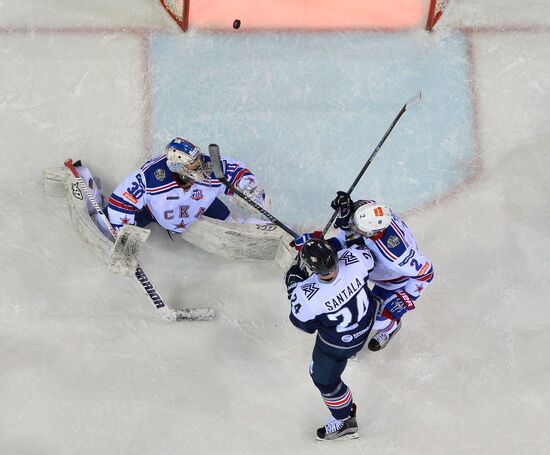 Kontinental Hockey League. Metallurg Magnitogorsk vs. SKA