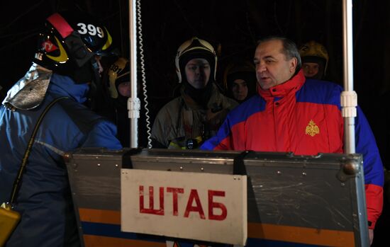 Two trains collide in the west of Moscow