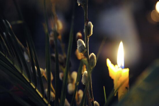 Palm Sunday celebrated in Russian cities