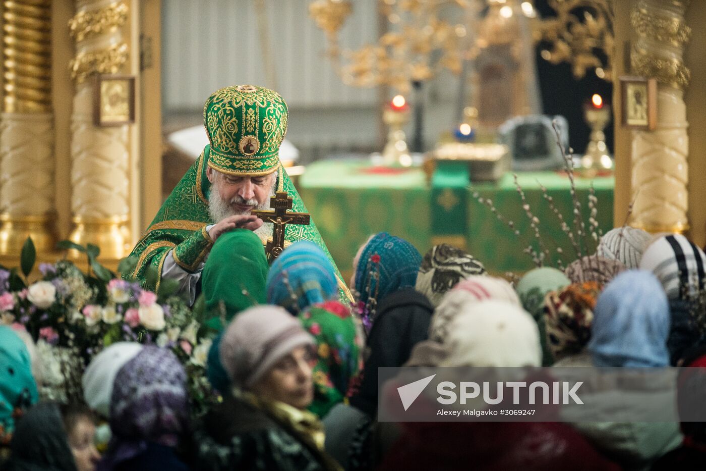 Palm Sunday celebrated in Russian cities