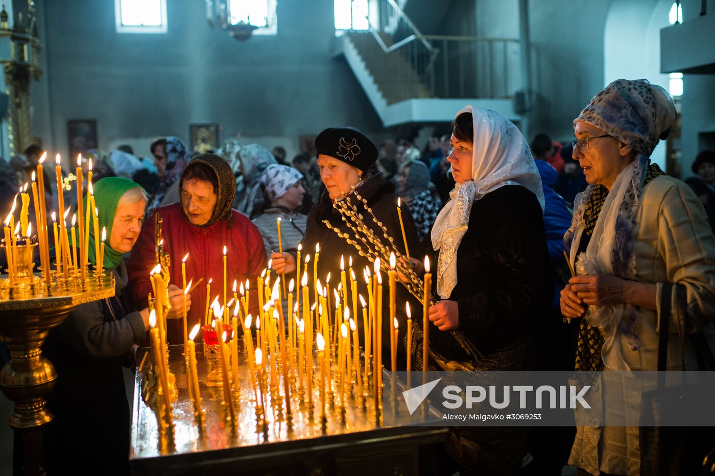 Palm Sunday celebrated in Russian cities