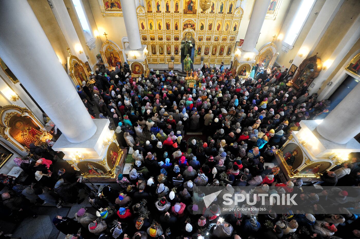 Palm Sunday celebrated in Russian cities
