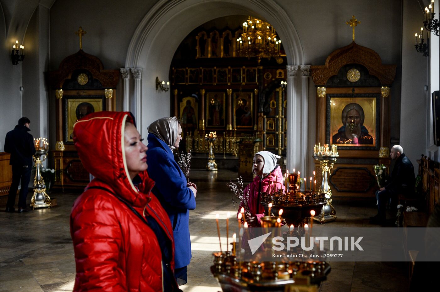Palm Sunday celebrated in Russia cities