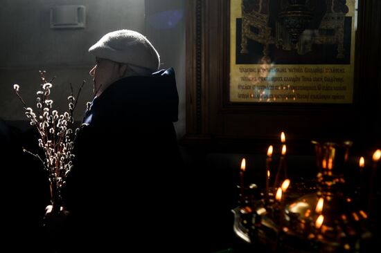 Palm Sunday celebrated in Russia cities