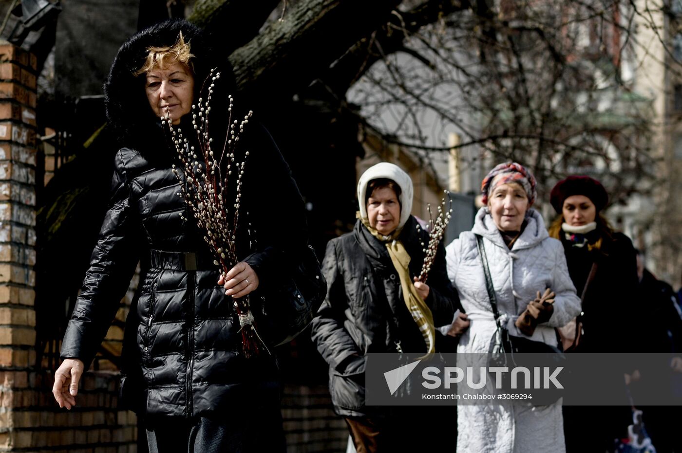 Palm Sunday celebrated in Russia cities