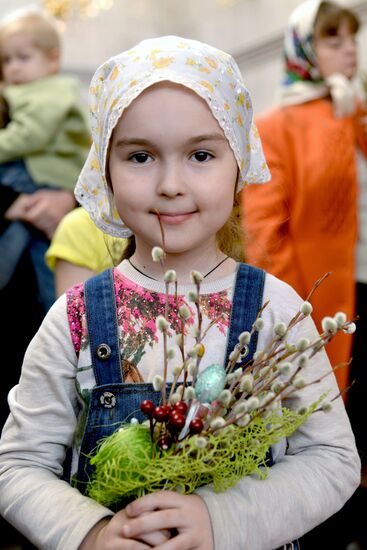 Palm Sunday celebrated in Russian cities