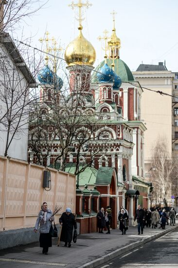 Palm Sunday celebrated in Russian cities