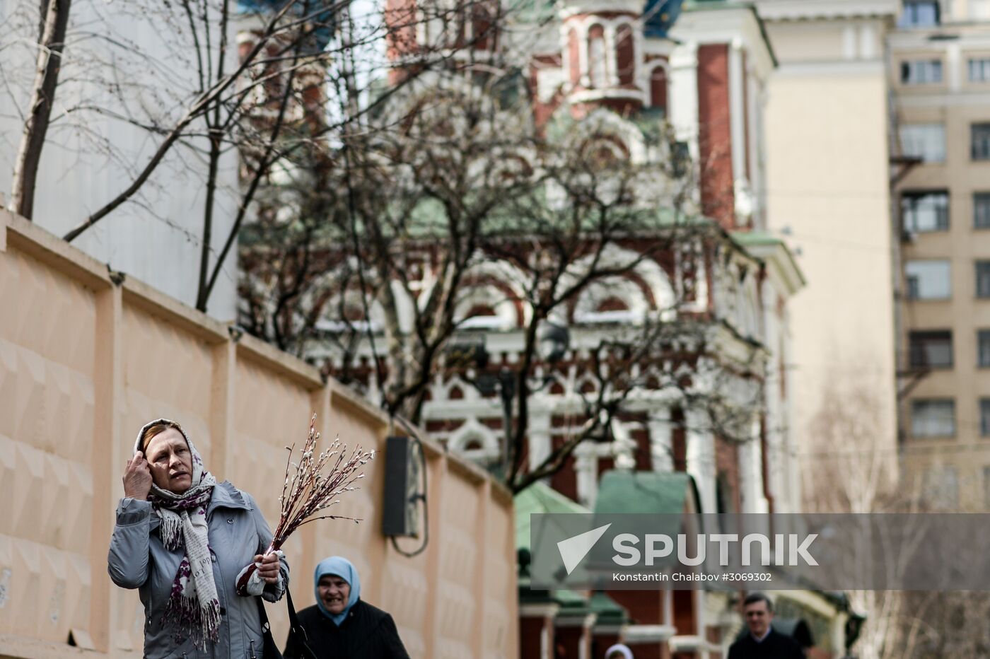 Palm Sunday celebrated in Russian cities