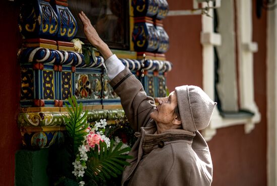 Palm Sunday celebrated in Russian cities