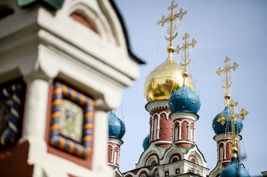 Palm Sunday celebrated in Russian cities