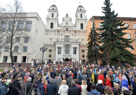 Palm Sunday celebrated in Belarus