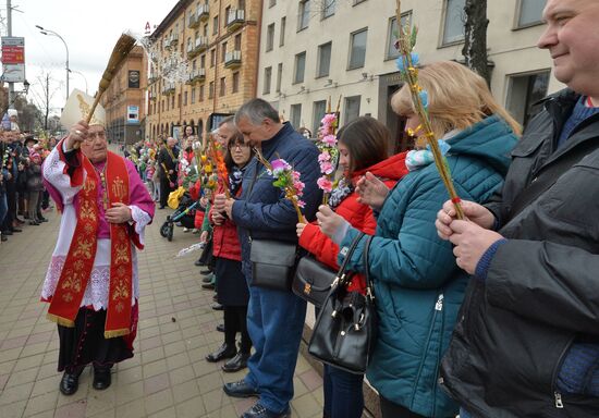 Palm Sunday celebrated in Belarus