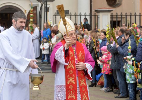 Palm Sunday celebrated in Belarus