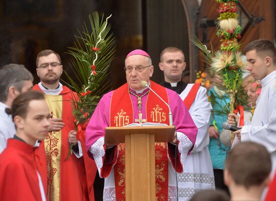 Palm Sunday celebrated in Belarus