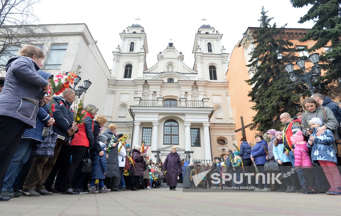 Palm Sunday celebrated in Belarus