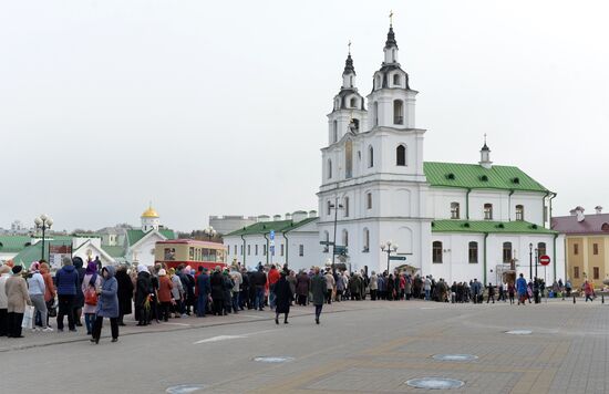 Palm Sunday celebrated in Belarus