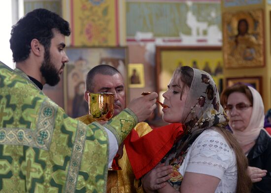 Palm Sunday celebrated in Russian cities