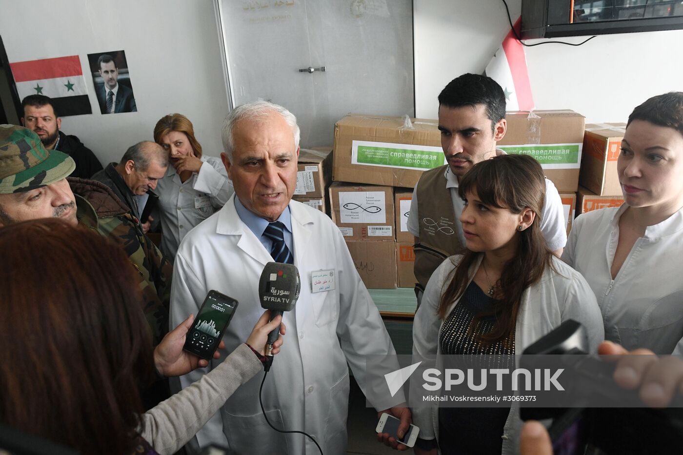 Humanitarian aid delivered to Syrian hospitals