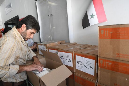 Humanitarian aid delivered to Syrian hospitals