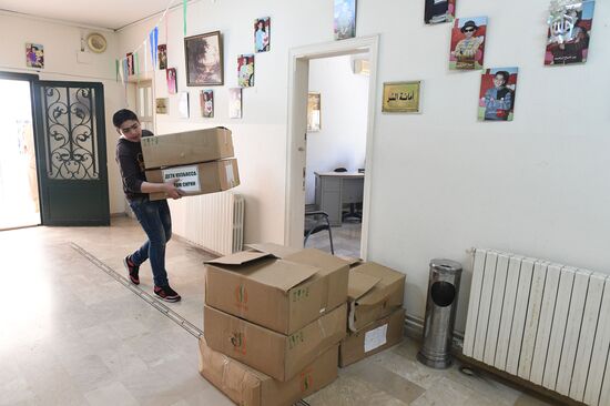 Humanitarian aid delivered to Syrian hospitals