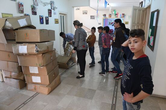 Humanitarian aid delivered to Syrian hospitals