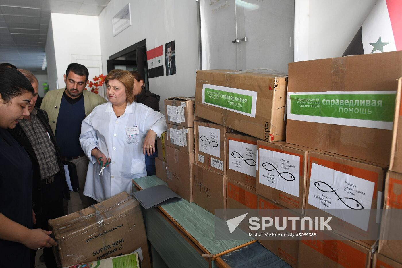 Humanitarian aid delivered to Syrian hospitals