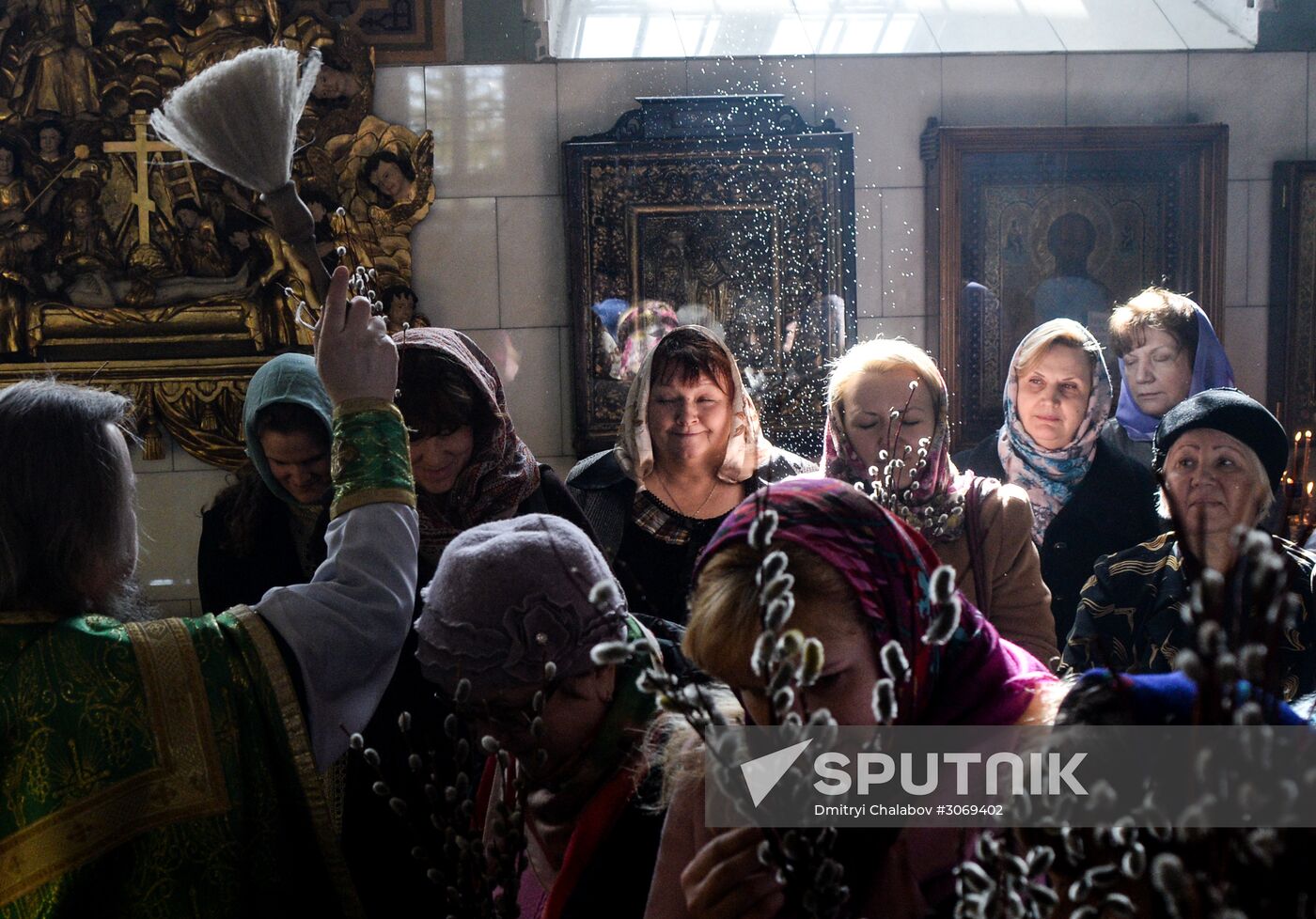 Palm Sunday celebrated in Russian cities