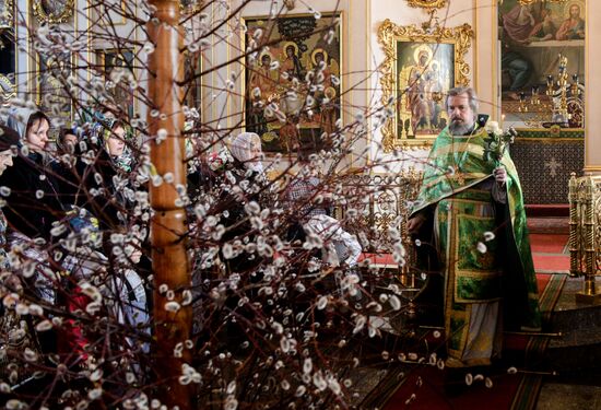 Palm Sunday celebrated in Russian cities