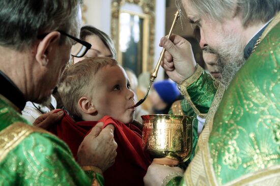 Palm Sunday celebrated in Russian cities