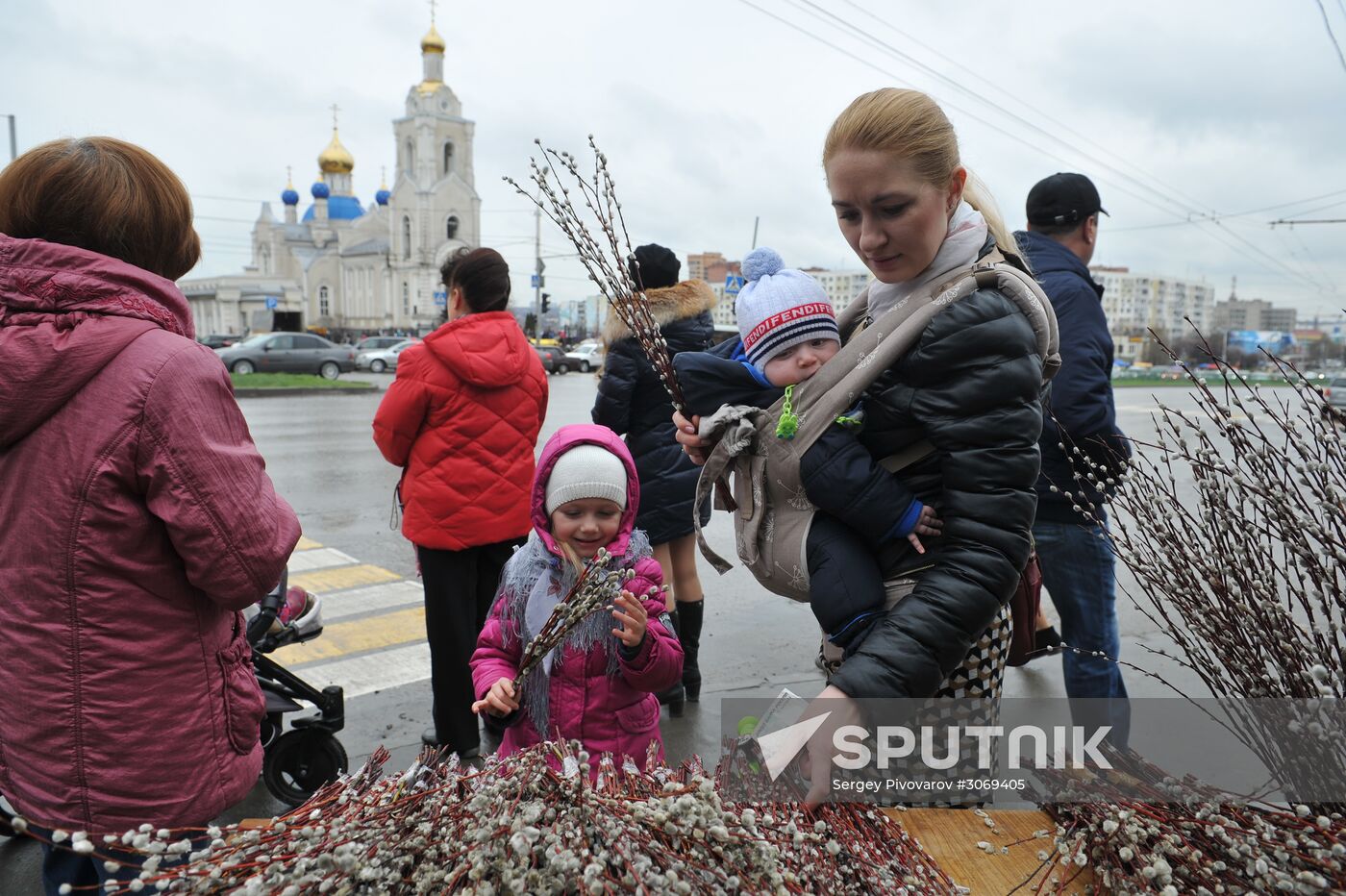 Palm Sunday celebrated in Russian cities