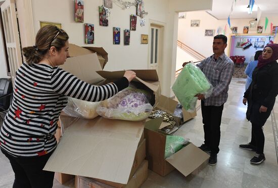 Humanitarian aid delivered to Syrian hospitals