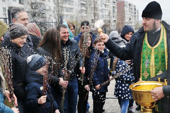 Palm Sunday celebrated in Russian cities