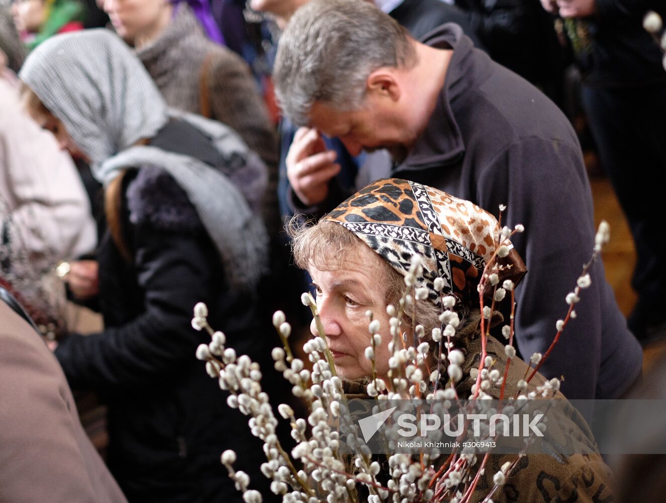 Palm Sunday celebrated in Russian cities