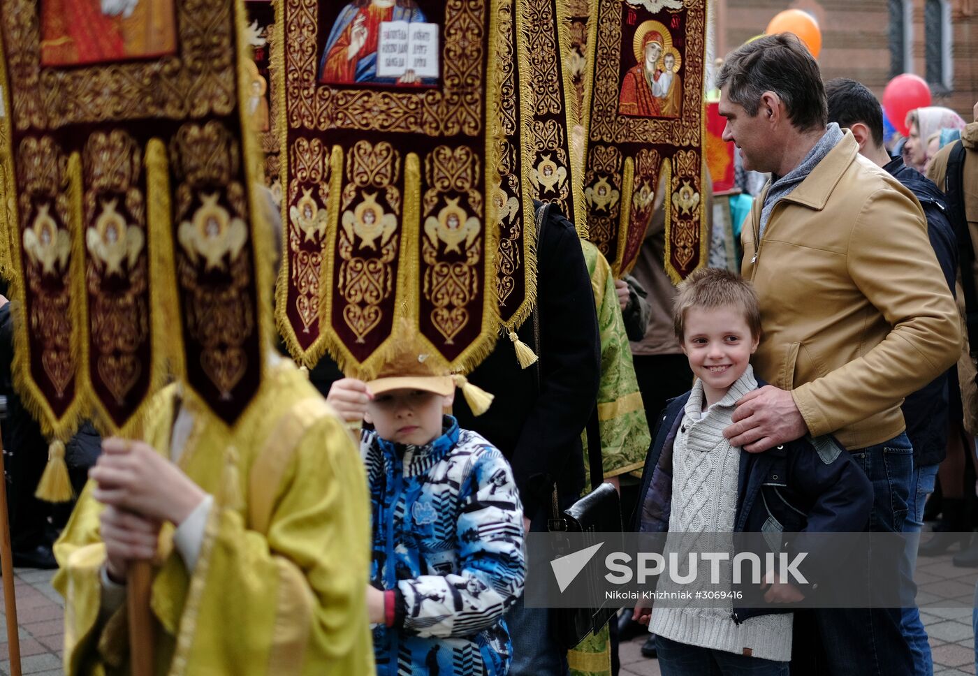 Palm Sunday celebrated in Russian cities