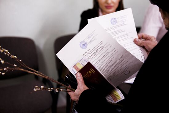 Presidential election and name change referendum in South Ossetia