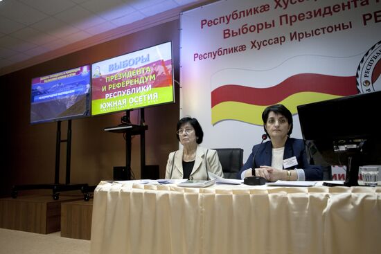 Presidential election and name change referendum in South Ossetia