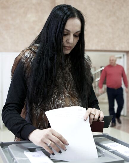Presidential election and name change referendum in South Ossetia