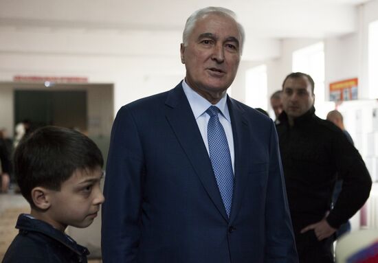 Presidential election and name change referendum in South Ossetia