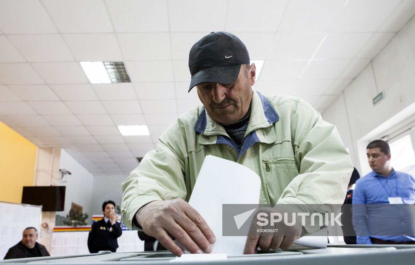 Presidential election and name change referendum in South Ossetia