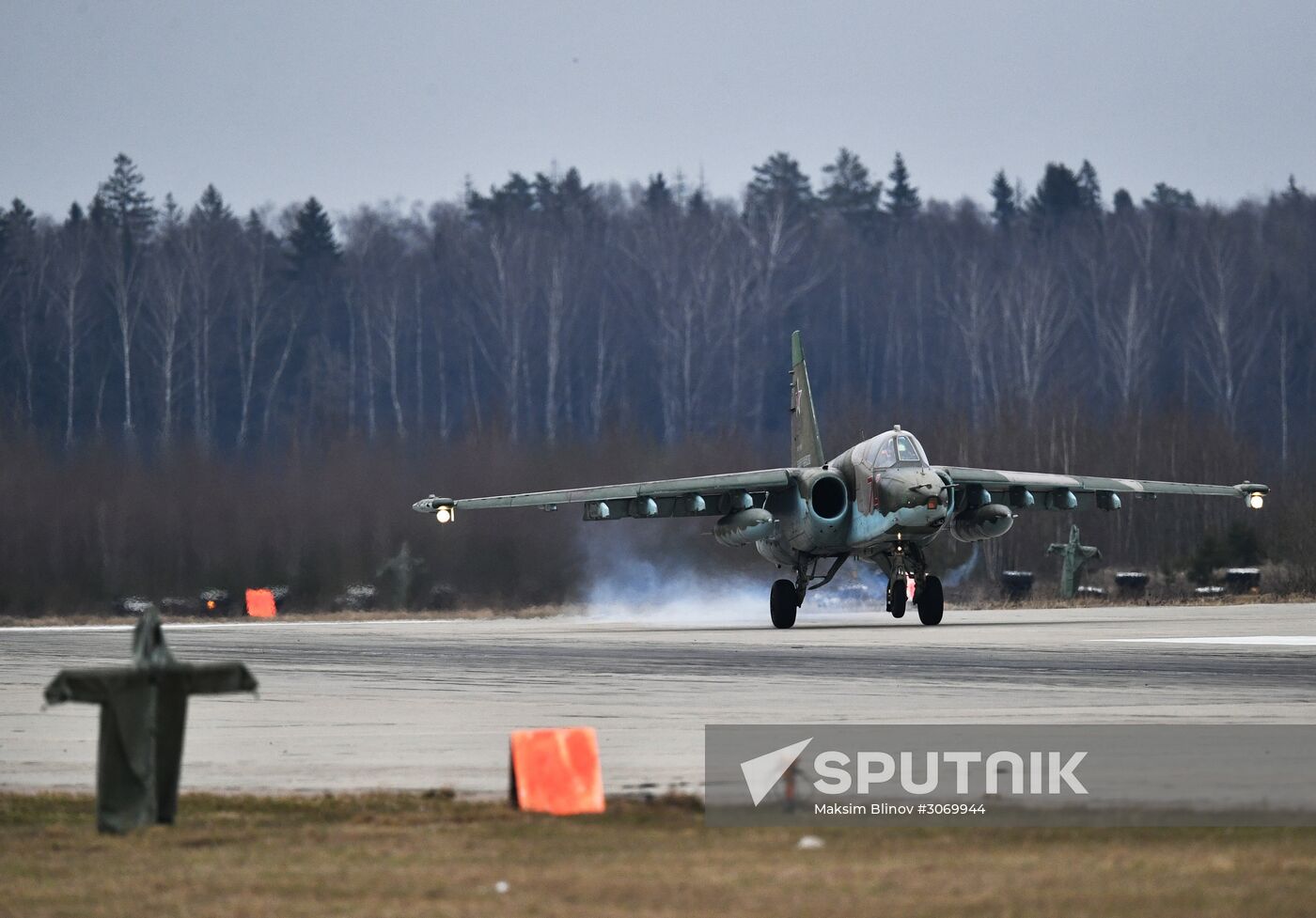 Rehearsal of aerial part of Victory Parade