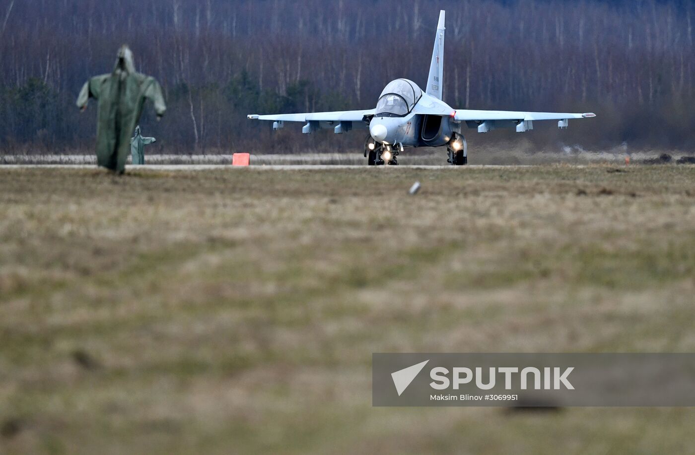 Rehearsal of aerial part of Victory Parade