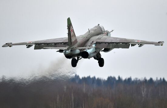 Rehearsal of aerial part of Victory Parade
