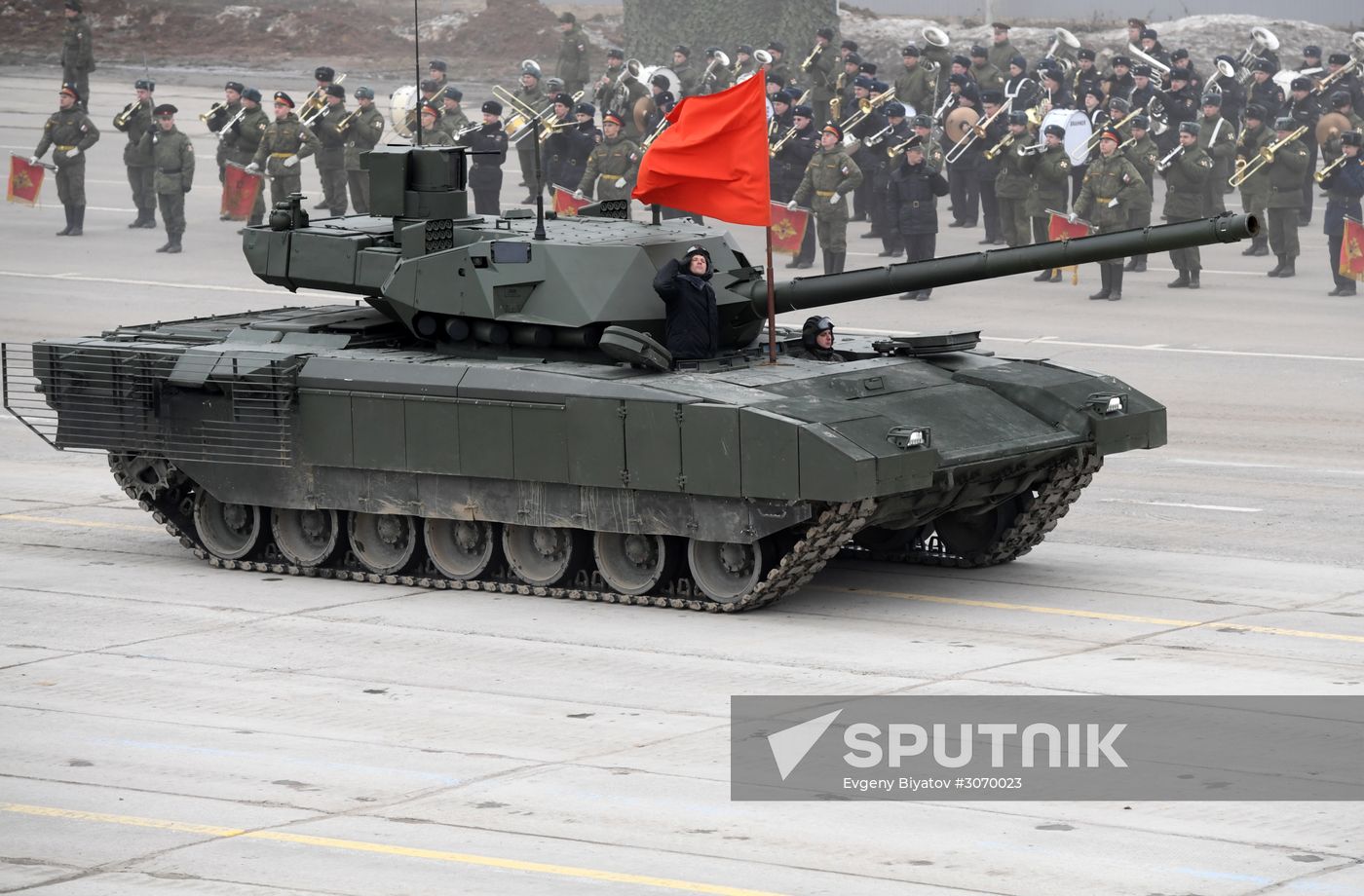 Joint Victory Day drills of combined parade unit, mechanized column and lineup of aircraft