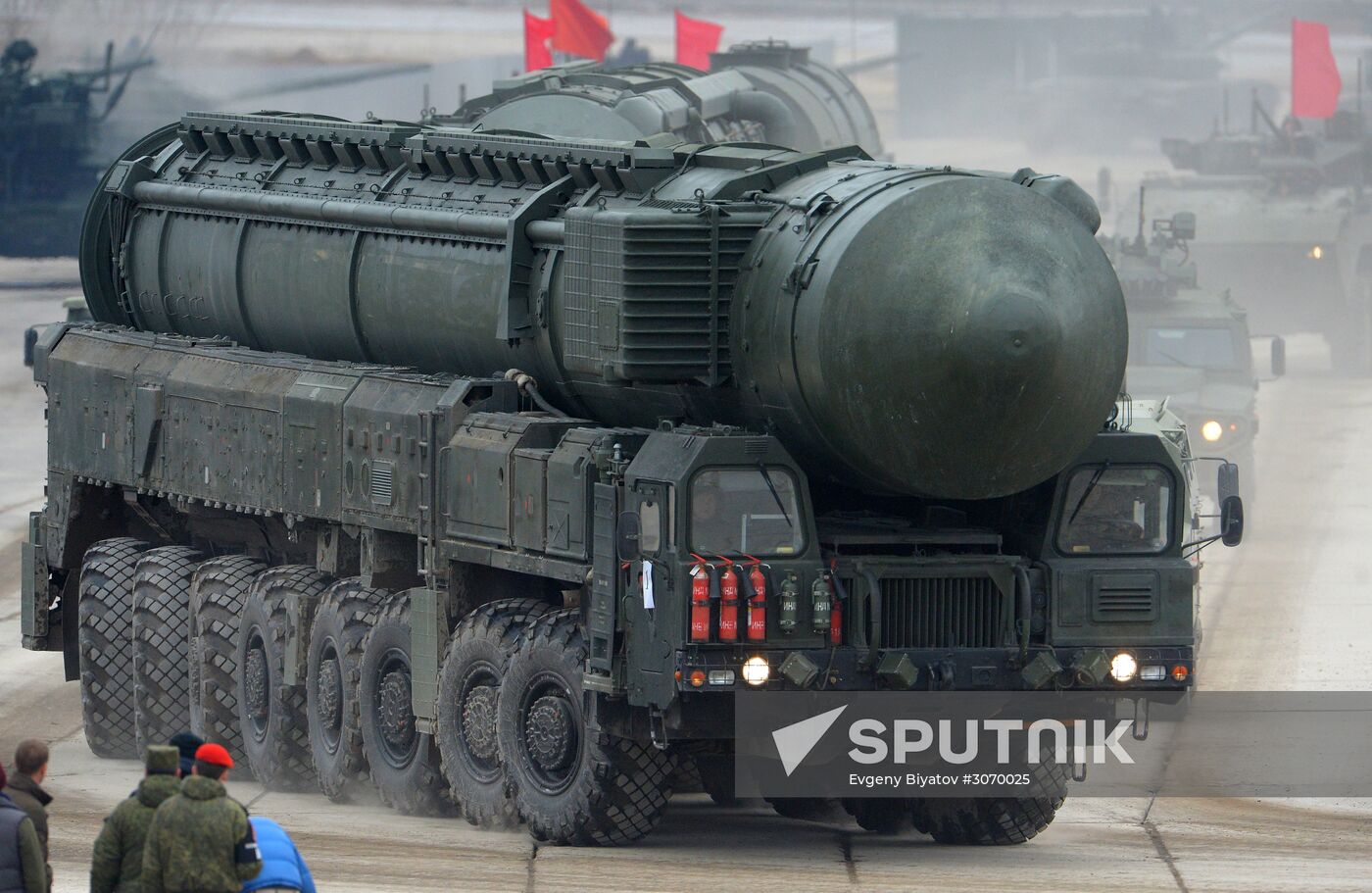 Joint Victory Day drills of combined parade unit, mechanized column and lineup of aircraft