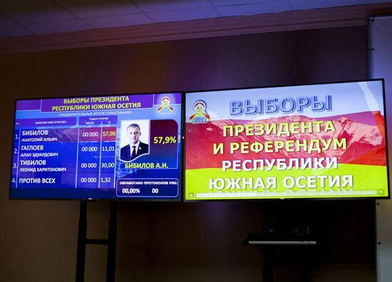 Presidential election and name change referendum in South Ossetia